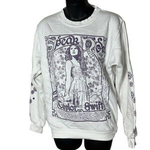 Taylor swift speak now Taylor’s version pullover graphic sweatshirt xs tracklist